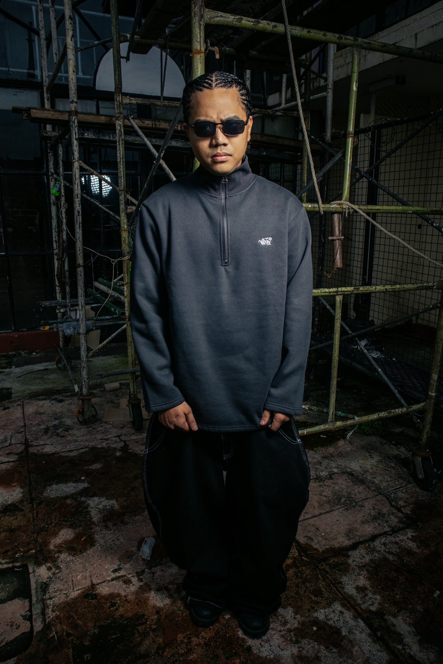 Charcoal Half-Zip