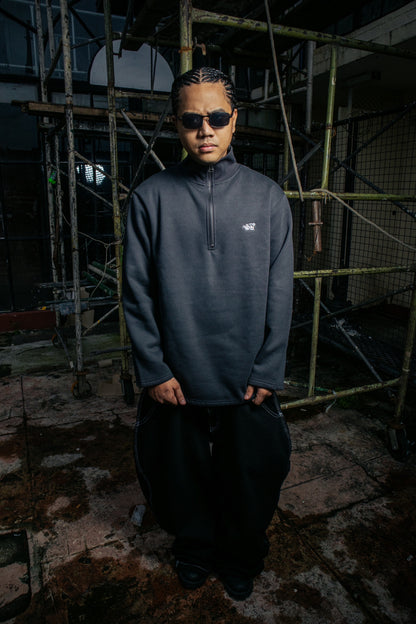 Charcoal Half-Zip